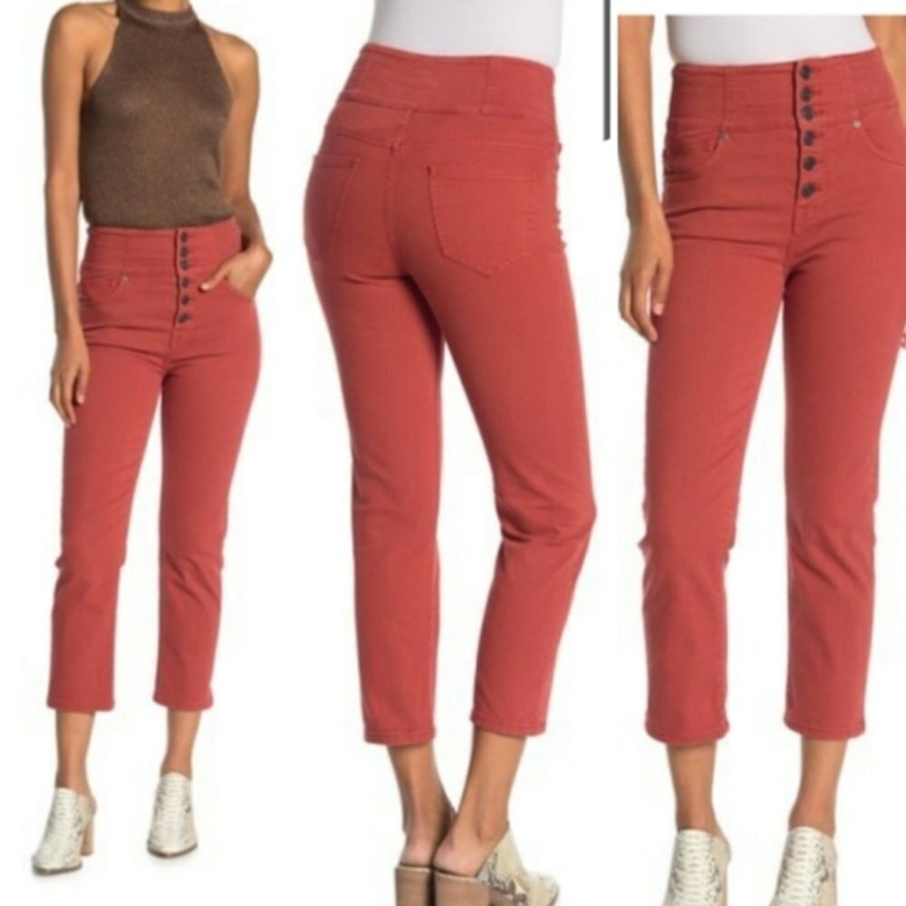 NWT Joie Laurelle Cropped High Waisted Pants
